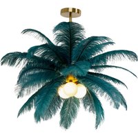 KARE DESIGN Hängeleuchte Feather Palm Grün Ø87cm