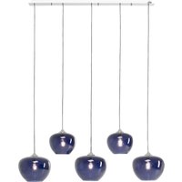 KARE DESIGN Hängeleuchte Sphere Night Blue Five 160cm