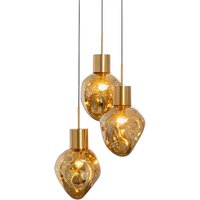 KARE DESIGN Hängeleuchte Supernova Amber Tre Ø45cm
