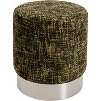 KARE DESIGN Hocker Berry High Silber Grün Ø39cm