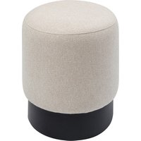 KARE DESIGN Hocker Cherry Creme Black Ø36cm