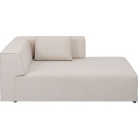 KARE DESIGN Infinity Ottomane Elements Creme Rechts 182cm