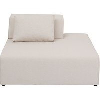 KARE DESIGN Infinity Ottomane Semi Elements Creme Rechts 120cm