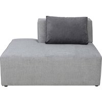 KARE DESIGN Infinity Ottomane Semi Elements Grau Links