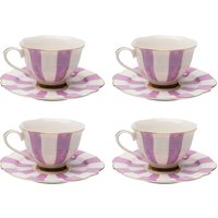 KARE DESIGN Kaffeetasse Harlequin Lila (4/tlg.)