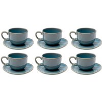 KARE DESIGN Kaffeetasse Organic Türkis (4/tlg.)