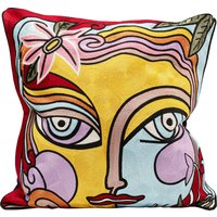 KARE DESIGN Kissen Art Line Face 50x50cm