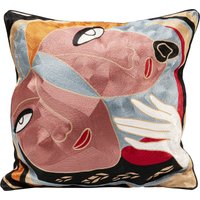 KARE DESIGN Kissen Art Line Two Face 50x50cm