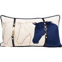 KARE DESIGN Kissen Horsefaces 28x50cm