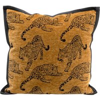 KARE DESIGN Kissen Tiger Braun 45x45cm