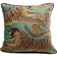 KARE DESIGN Kissen Tiger Love Mint 45x45cm