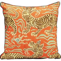 KARE DESIGN Kissen Tiger Love Rot 45x45cm