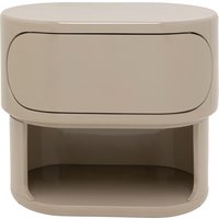 KARE DESIGN Kommode Klein Groove Taupe 60x55cm