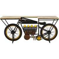 KARE DESIGN Konsole Motorbike Schwarz