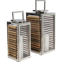KARE DESIGN Laterne Lamella (2/Set)