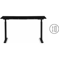 KARE DESIGN Schreibtisch Office Smart Schwarz Schwarz 140x70