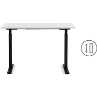 KARE DESIGN Schreibtisch Office Smart Schwarz Weiß 140x70cm