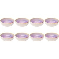 KARE DESIGN Schüssel Shirley Violett Ø18cm (8/tlg.)