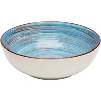 KARE DESIGN Schüssel Swirl Blau Ø22cm