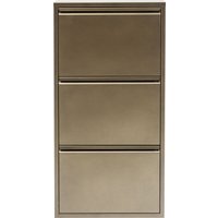 KARE DESIGN Schuhkipper Caruso 3-er Bronze