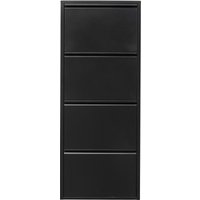 KARE DESIGN Schuhkipper Caruso 4-er Schwarz