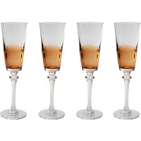 KARE DESIGN Sektglas Mimi Amber 24cm (4/tlg.)