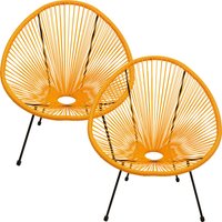 KARE DESIGN Sessel Acapulco Orange 2/Set