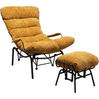 KARE DESIGN Sessel + Hocker Vienna Swing Gelb