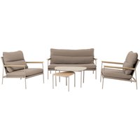 KARE DESIGN Sitzgruppe Corsica Creme (5/tlg.)