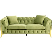 KARE DESIGN Sofa Bellissima 2-Sitzer Velvet Grün 200cm
