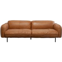 KARE DESIGN Sofa Calgary Smart Leder Hellbraun 228cm