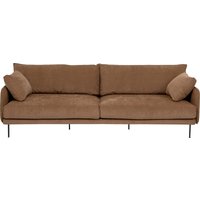 KARE DESIGN Sofa Edna 3-Sitzer Mokka 245cm