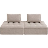 KARE DESIGN Sofa Portofino Grau Outdoor 2/Set