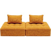 KARE DESIGN Sofa Portofino Orange (2/Set)