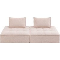 KARE DESIGN Sofa Portofino Rosé Outdoor 2/Set