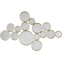 KARE DESIGN Spiegel Bubbles Brass 38x93cm