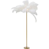 KARE DESIGN Stehleuchte Feather Palm Weiß 165cm