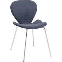 KARE DESIGN Stuhl Soft Petal Ozeanblau
