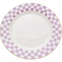 KARE DESIGN Teller Harlequin Lila Ø21cm