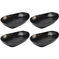 KARE DESIGN Teller Organic Black 25cm (4/Set)