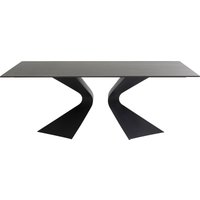 KARE DESIGN Tisch Gloria Schwarz Keramik Schwarz 200x100cm