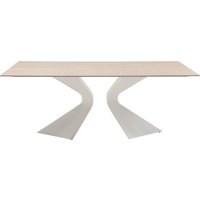 KARE DESIGN Tisch Gloria Travertin Greige 200x100cm