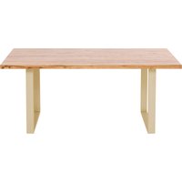 KARE DESIGN Tisch Jackie Eiche Messing 160x80