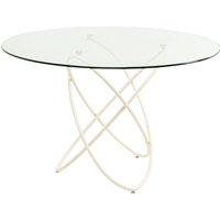 KARE DESIGN Tisch Molekular Greige Ø120cm