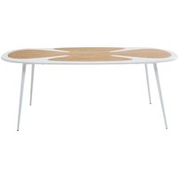 KARE DESIGN Tisch Petal Nature Weiß 200x100cm