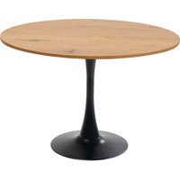 KARE DESIGN Tisch Schickeria Eiche Schwarz Ø110cm