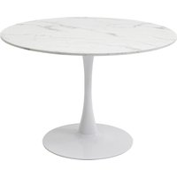 KARE DESIGN Tisch Schickeria Marmor Weiß Ø110cm