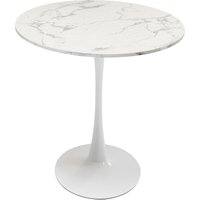KARE DESIGN Tisch Schickeria Marmor Weiß Ø80cm