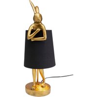 KARE DESIGN Tischleuchte Animal Rabbit Gold/Schwarz 50cm