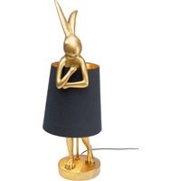 KARE DESIGN Tischleuchte Animal Rabbit Gold/Schwarz 68cm